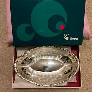 Vintage WMF Ikora Silver Plated Oval Dish